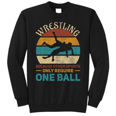 Wrestling Wrestle Retro Wrestler Funny Wrestling Sweatshirt