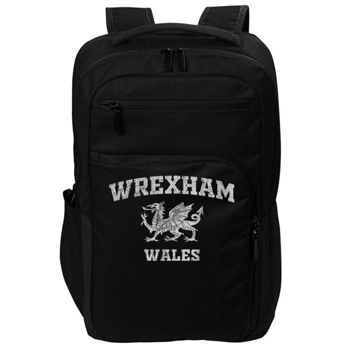 Wrexham Wales Retro Vintage Impact Tech Backpack