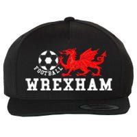 Wrexham Wales Retro Vintage Wool Snapback Cap