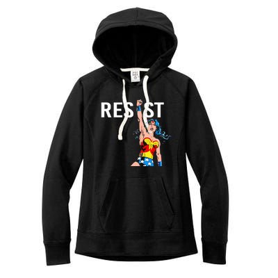 Wonder Woman Resist Women's Fleece Hoodie