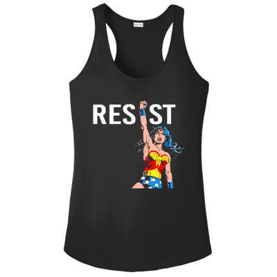 Wonder Woman Resist Ladies PosiCharge Competitor Racerback Tank