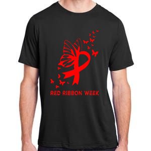 We Wear Red For Red Ribbon Week Awareness  Adult ChromaSoft Performance T-Shirt