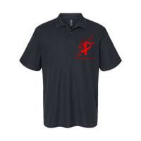 We Wear Red For Red Ribbon Week Awareness  Softstyle Adult Sport Polo