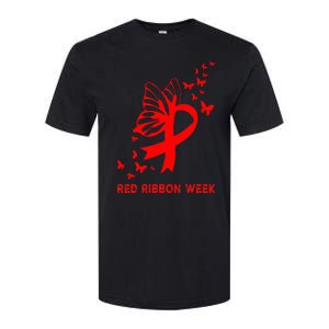 We Wear Red For Red Ribbon Week Awareness  Softstyle CVC T-Shirt