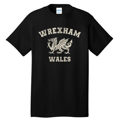 Wrexham Wales Retro Vintage Tall T-Shirt