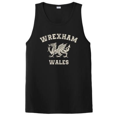 Wrexham Wales Retro Vintage PosiCharge Competitor Tank