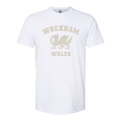 Wrexham Wales Retro Vintage Softstyle CVC T-Shirt