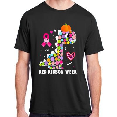 We Wear Red Ribbon Week Awareness Red Ribbon Week Adult ChromaSoft Performance T-Shirt