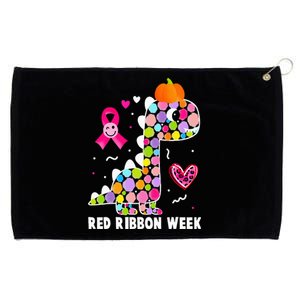 We Wear Red Ribbon Week Awareness Red Ribbon Week Grommeted Golf Towel