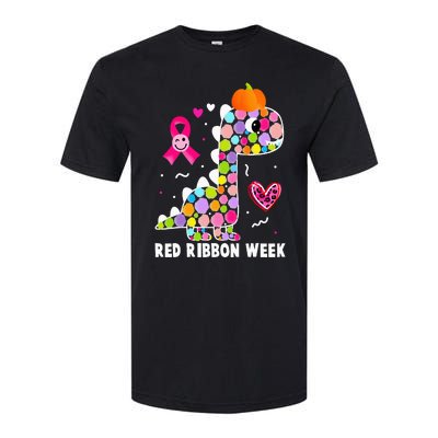 We Wear Red Ribbon Week Awareness Red Ribbon Week Softstyle CVC T-Shirt