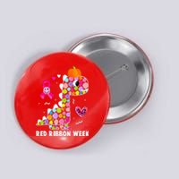 We Wear Red Ribbon Week Awareness Red Ribbon Week Button