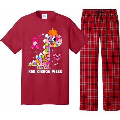 We Wear Red Ribbon Week Awareness Red Ribbon Week Pajama Set