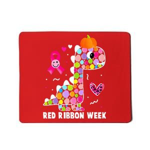 We Wear Red Ribbon Week Awareness Red Ribbon Week Mousepad