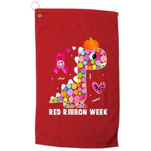 We Wear Red Ribbon Week Awareness Red Ribbon Week Platinum Collection Golf Towel