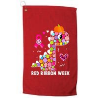 We Wear Red Ribbon Week Awareness Red Ribbon Week Platinum Collection Golf Towel