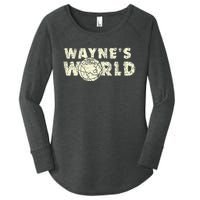 W.A.Y.N.E.S World Retro Vintage 90s Movie Film Women's Perfect Tri Tunic Long Sleeve Shirt