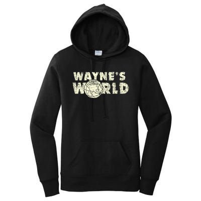 W.A.Y.N.E.S World Retro Vintage 90s Movie Film Women's Pullover Hoodie