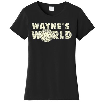 W.A.Y.N.E.S World Retro Vintage 90s Movie Film Women's T-Shirt