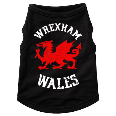 Wrexham Wales Retro Vintage Doggie Tank