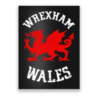 Wrexham Wales Retro Vintage Poster