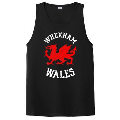 Wrexham Wales Retro Vintage PosiCharge Competitor Tank