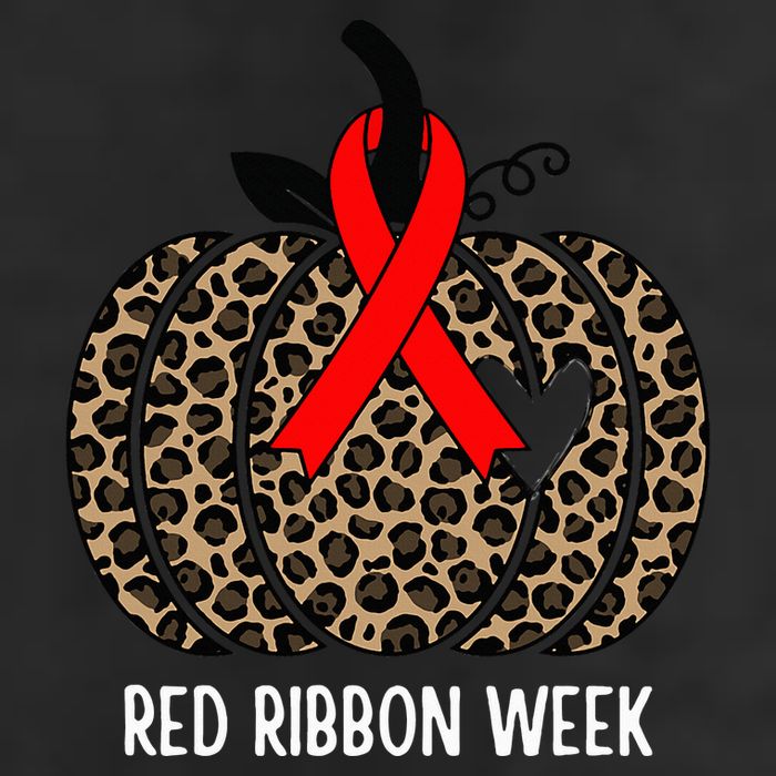 We Wear Red Ribbon for Red Ribbon Week Awareness Adult Drive Performance Visor