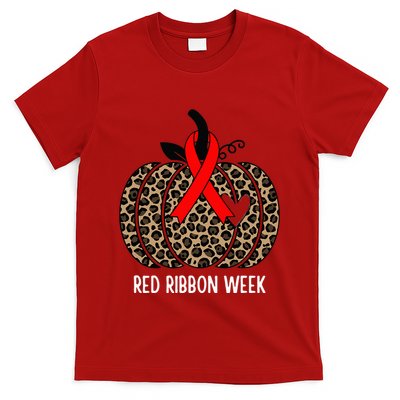 We Wear Red Ribbon for Red Ribbon Week Awareness T-Shirt