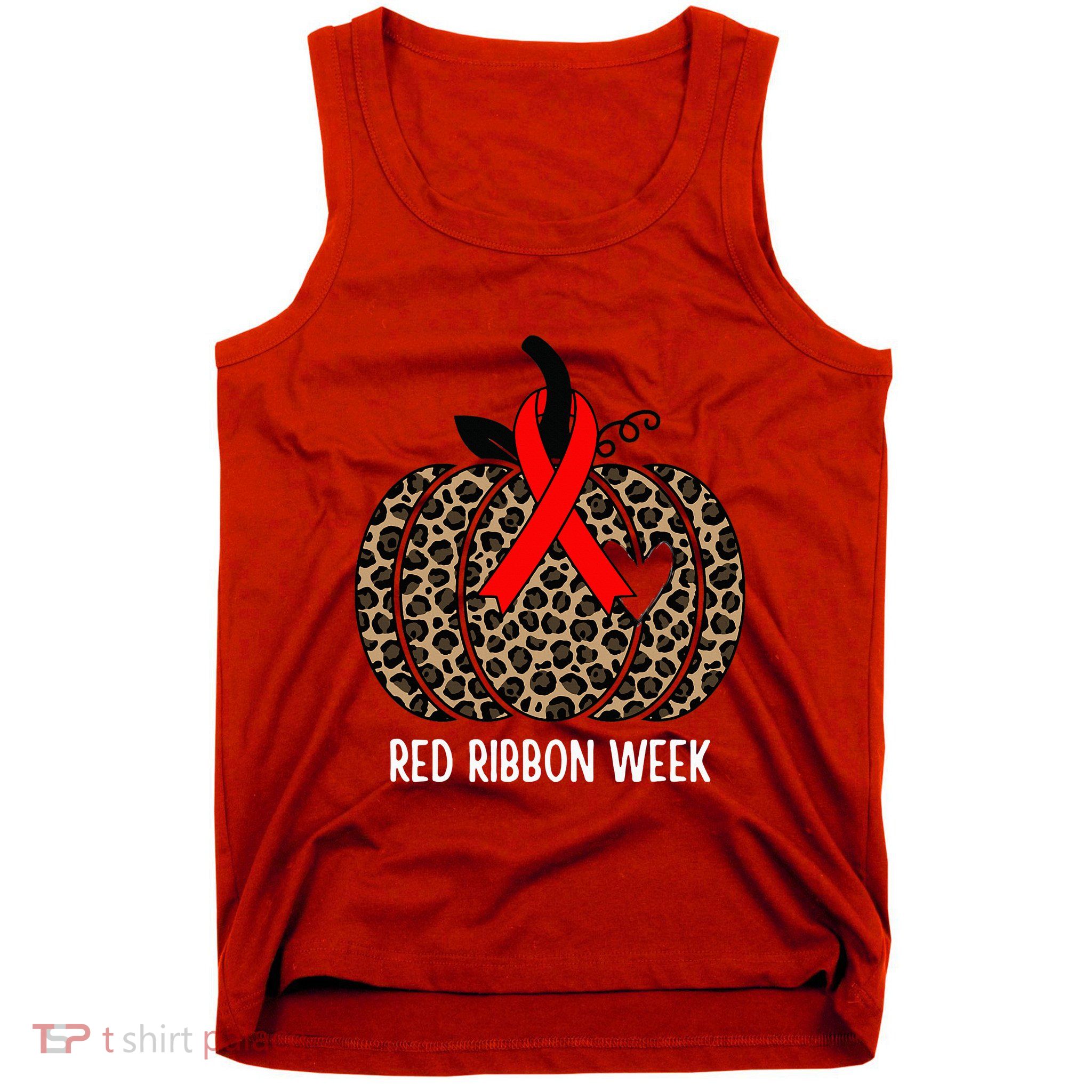 We Wear Red Ribbon for Red Ribbon Week Awareness Tank Top