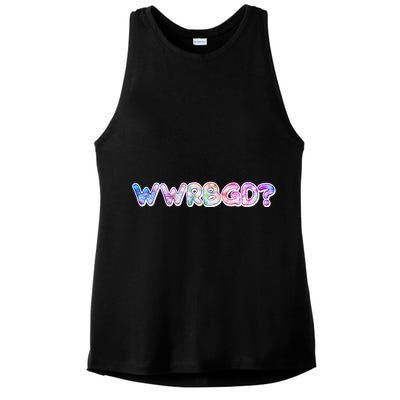 WWRBGD? What Would Ruth Bader Ginsburg Do Tribute Ladies PosiCharge Tri-Blend Wicking Tank