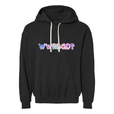 WWRBGD? What Would Ruth Bader Ginsburg Do Tribute Garment-Dyed Fleece Hoodie