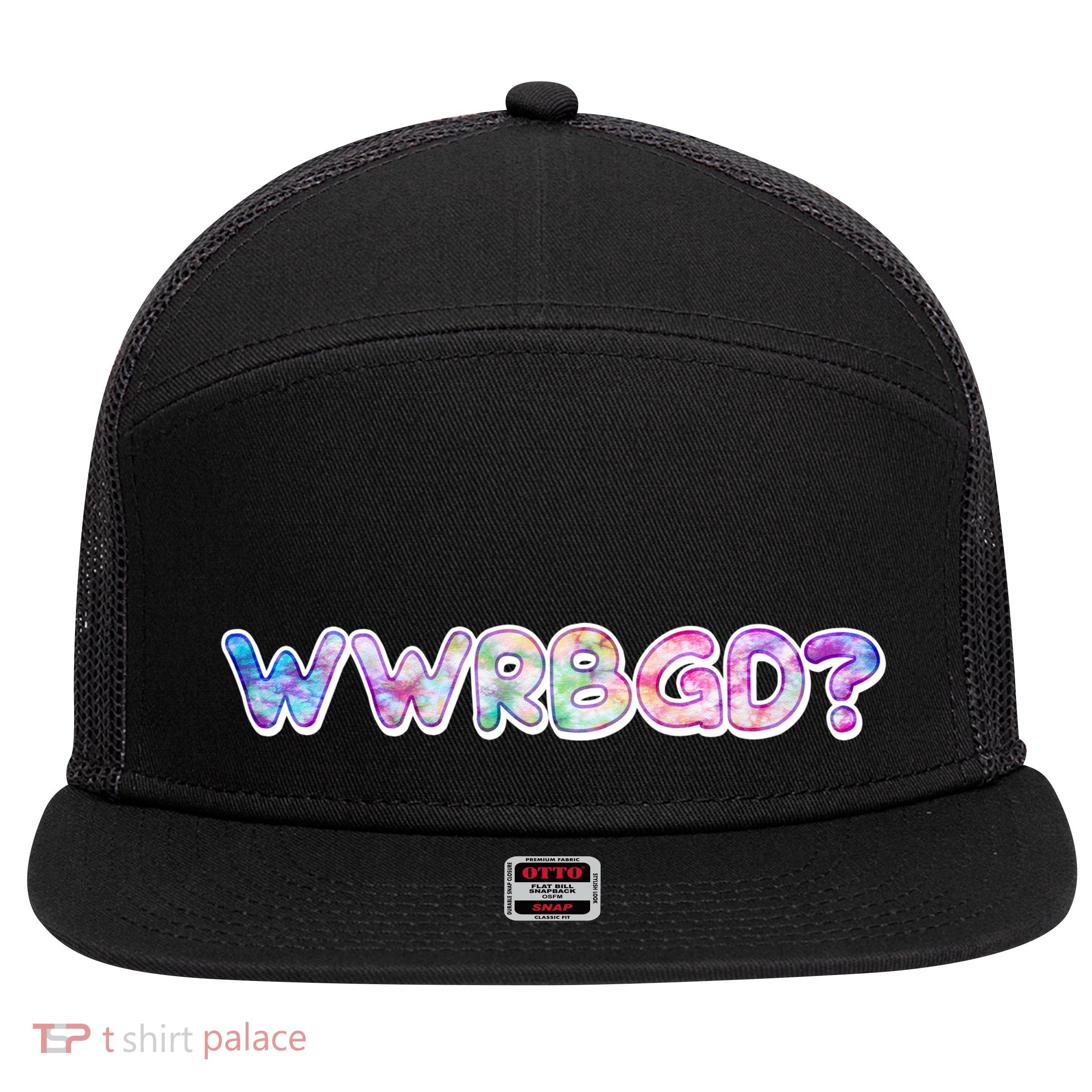 WWRBGD? What Would Ruth Bader Ginsburg Do Tribute 7 Panel Mesh Trucker Snapback Hat