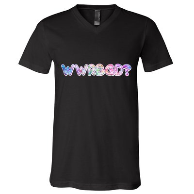 WWRBGD? What Would Ruth Bader Ginsburg Do Tribute V-Neck T-Shirt