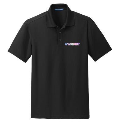 WWRBGD? What Would Ruth Bader Ginsburg Do Tribute Dry Zone Grid Polo