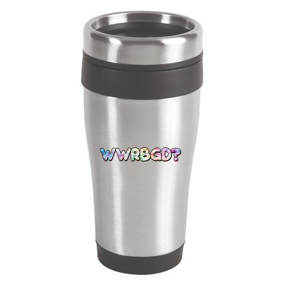 WWRBGD? What Would Ruth Bader Ginsburg Do Tribute 16oz Travel Tumbler