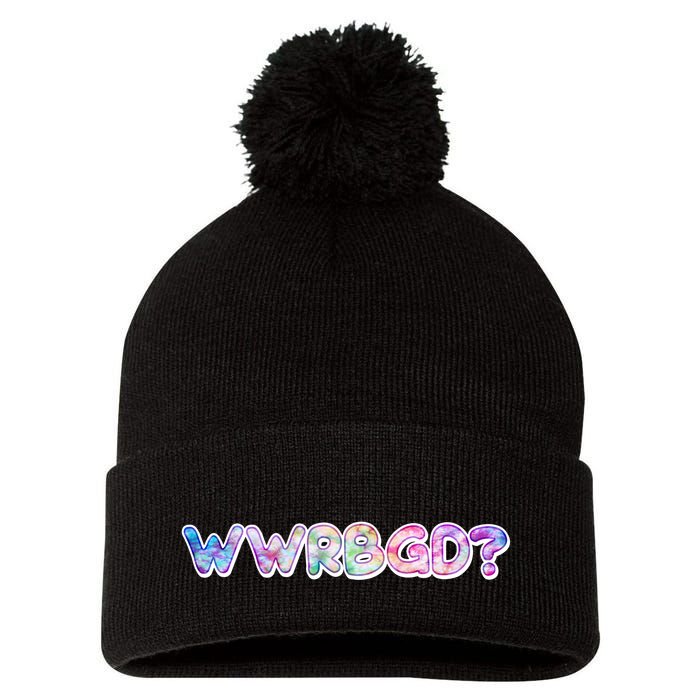 WWRBGD? What Would Ruth Bader Ginsburg Do Tribute Pom Pom 12in Knit Beanie