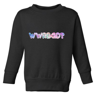 WWRBGD? What Would Ruth Bader Ginsburg Do Tribute Toddler Sweatshirt