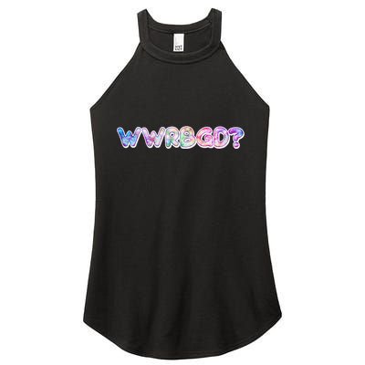 WWRBGD? What Would Ruth Bader Ginsburg Do Tribute Women's Perfect Tri Rocker Tank