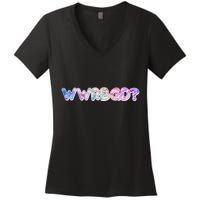 WWRBGD? What Would Ruth Bader Ginsburg Do Tribute Women's V-Neck T-Shirt