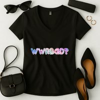 WWRBGD? What Would Ruth Bader Ginsburg Do Tribute Women's V-Neck T-Shirt