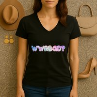 WWRBGD? What Would Ruth Bader Ginsburg Do Tribute Women's V-Neck T-Shirt