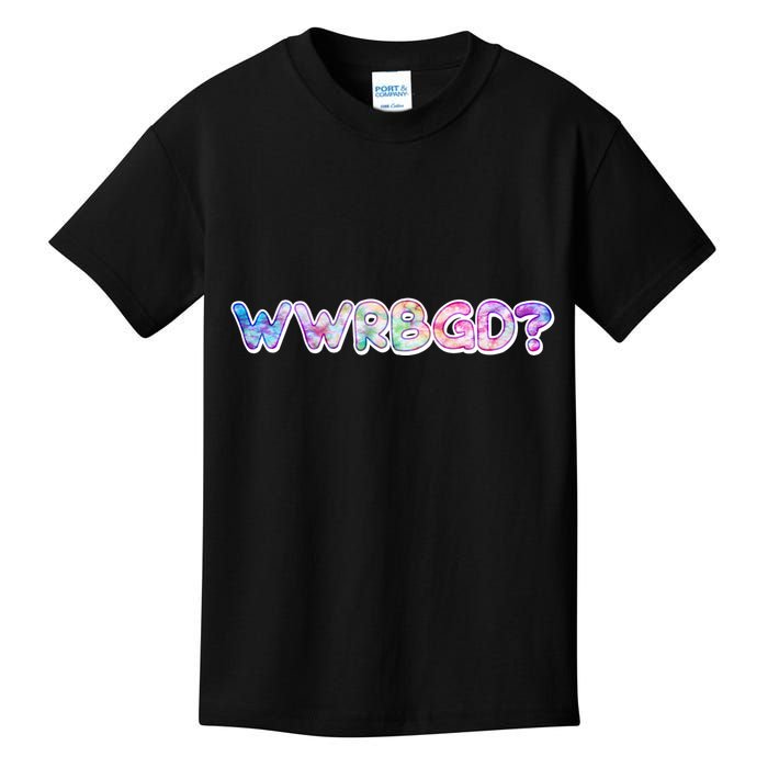 WWRBGD? What Would Ruth Bader Ginsburg Do Tribute Kids T-Shirt
