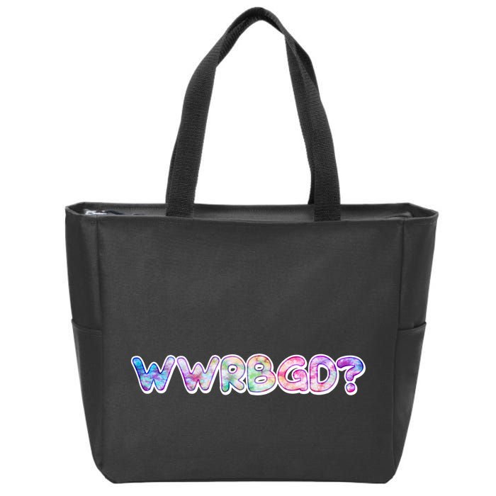 WWRBGD? What Would Ruth Bader Ginsburg Do Tribute Zip Tote Bag