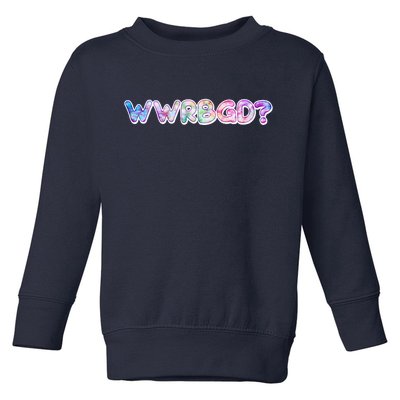 WWRBGD? What Would Ruth Bader Ginsburg Do Tribute Toddler Sweatshirt