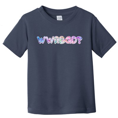 WWRBGD? What Would Ruth Bader Ginsburg Do Tribute Toddler T-Shirt