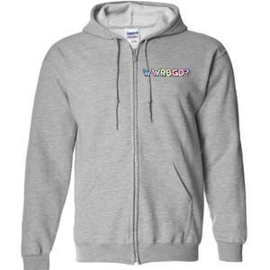 WWRBGD? What Would Ruth Bader Ginsburg Do Tribute Full Zip Hoodie