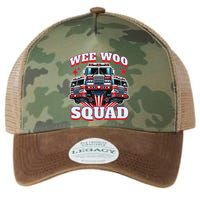 Wee Woo Squad Firefighter Fire Trucks Legacy Tie Dye Trucker Hat