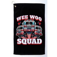 Wee Woo Squad Firefighter Fire Trucks Golf Towel