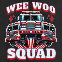 Wee Woo Squad Firefighter Fire Trucks Golf Towel