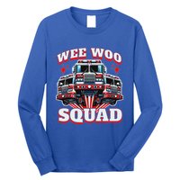 Wee Woo Squad Firefighter Fire Trucks Long Sleeve Shirt