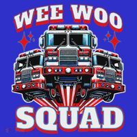 Wee Woo Squad Firefighter Fire Trucks Sustainable Beanie